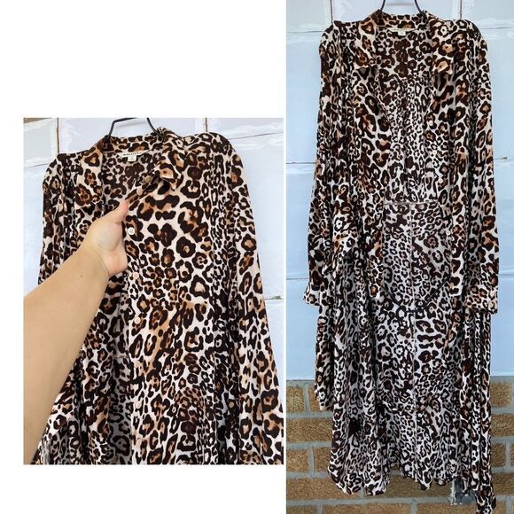 WHISTLE ANIMAL PRINT ESME DRESS SIZE 10 - Picture 12 of 17